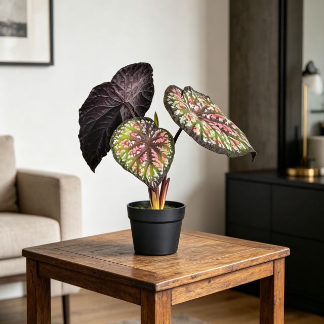 Premium Quality Artificial Alocasia Potted Plants For Living Room,Premium Quality Artificial Alocasia Potted Plants For Living Room