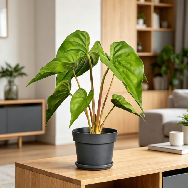 High Simulated Plastic Alocasia Table Decorations For Home,High Simulated Plastic Alocasia Table Decorations For Home