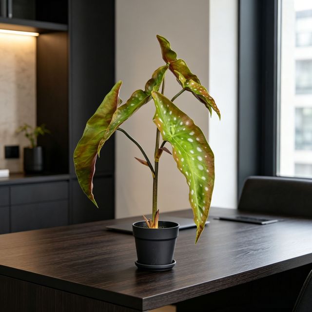 Nearly Natural Artificial Alocasia Potted Plants For Home Decor,Nearly Natural Artificial Alocasia Potted Plants For Home Decor