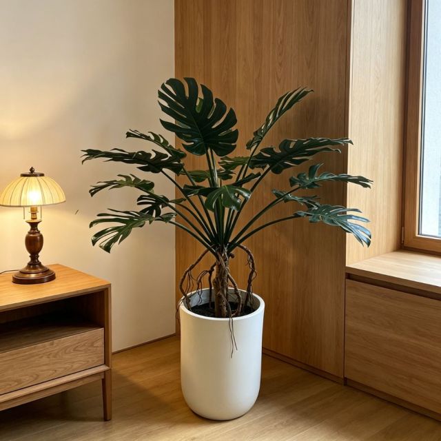 Home Decorative Artificial Monstera Potted Plant For Modern Home Decoration,Home Decorative Artificial Monstera Potted Plant For Modern Home