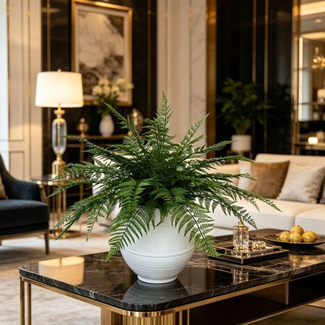 High Simulated Artificial Fern Potted Plant For Home Decor,High Simulated Artificial Fern Potted Plant For Home Decor