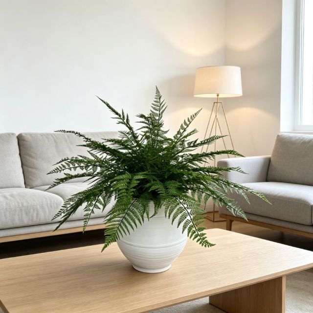 High Simulated Artificial Fern Potted Plant For Home Decor,High Simulated Artificial Fern Potted Plant For Home Decor