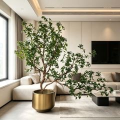 Natural Style Faux Evergreen Indoor plant For Home Office Decor,Natural Style Faux Evergreen Indoor plant For Home Office Decor