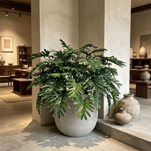 Highly Realistic Artificial Philodendron Xanadu Potted Plant For Home,Highly Realistic Artificial Philodendron Xanadu Potted Plant For Home