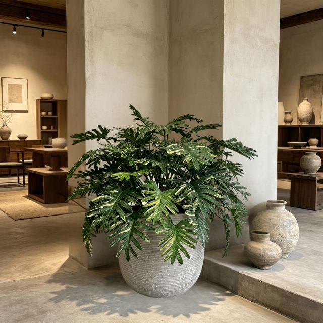 Highly Realistic Artificial Philodendron Xanadu Potted Plant For Home,Highly Realistic Artificial Philodendron Xanadu Potted Plant For Home