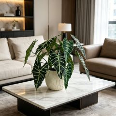 Premium Quality Realistic Artificial Alocasia Plants For Modern Home Decor,Premium Quality Realistic Artificial Alocasia Plants For Modern Home Decor