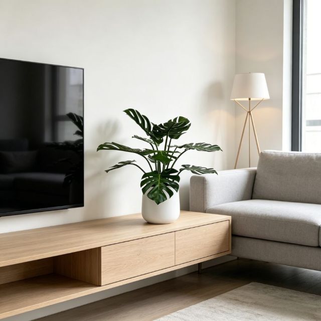 Nearly Natural Artificial Monstera Potted Plant For Modern  Home Decor,Nearly Natural Artificial Monstera Potted Plant For Modern  Home Decor