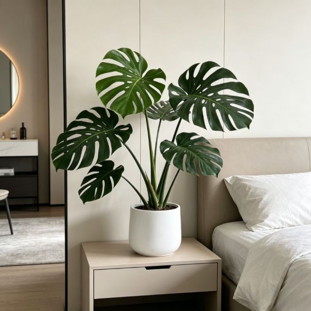 Nearly Natural Artificial Monstera Potted Plant For Modern  Home Decor,Nearly Natural Artificial Monstera Potted Plant For Modern  Home Decor