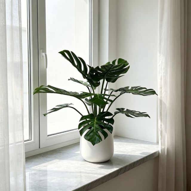 Nearly Natural Artificial Monstera Potted Plant For Modern  Home Decor,Nearly Natural Artificial Monstera Potted Plant For Modern  Home Decor