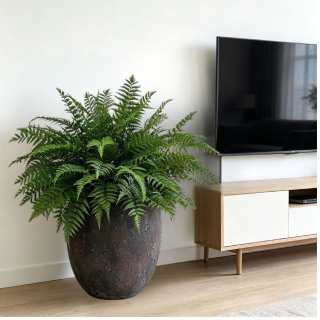 Nearly Natural Artificial Boston Fern Potted Plant For Interior Decoration,Nearly Natural Artificial Boston Fern Potted Plant For Interior Decoration