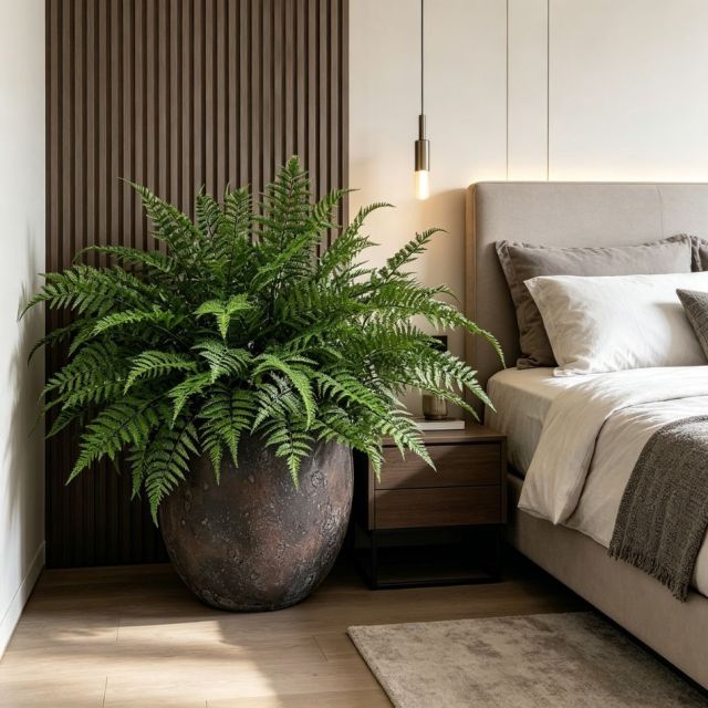 Nearly Natural Artificial Boston Fern Potted Plant For Interior Decoration,Nearly Natural Artificial Boston Fern Potted Plant For Interior Decoration