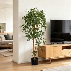 Highly Realistic Artificial Schefflera Tree Potted Plant For Home Decor,Highly Realistic Artificial Schefflera Tree Potted Plant For Home Decor