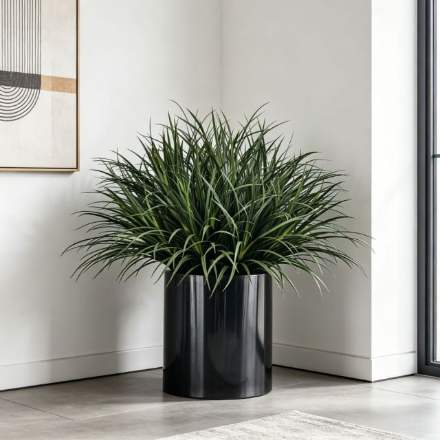 Evergreen Faux Greenery Plant Arrangement Modern Home Corner Decor Artificial Potted Grass Plants,Evergreen Faux Greenery Plant Arrangement Modern Home Corner Decor Artificial Potted Grass Plants
