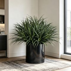 Evergreen Faux Greenery Plant Arrangement Modern Home Corner Decor Artificial Potted Grass Plants,Evergreen Faux Greenery Plant Arrangement Modern Home Corner Decor Artificial Potted Grass Plants