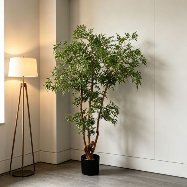 Premium Quality Artificial Polyscias Tree Potted plant For Living Room,Premium Quality Artificial Nandina Tree Potted plant For Living Room
