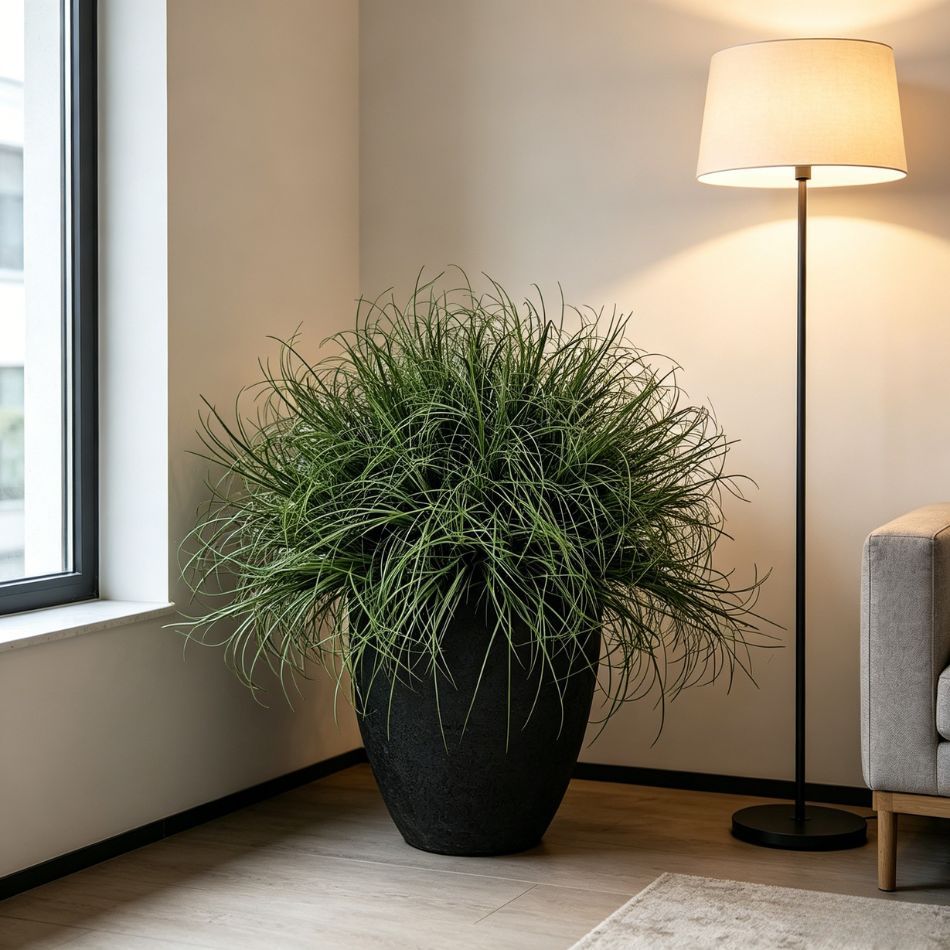 Custom Design High-end / Luxury Design Artificial Grass Potted Plant For Home Decor,Natural Style Artificial Air Grass Potted Plant For Home Decor
