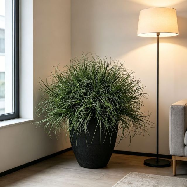 Custom Design High-end / Luxury Design Artificial Grass Potted Plant For Home Decor,Natural Style Artificial Air Grass Potted Plant For Home Decor