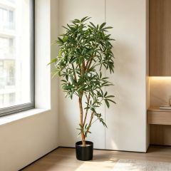 Highly Realistic Artificial Schefflera Tree Potted Plant For Home Decor,Highly Realistic Artificial Schefflera Tree Potted Plant For Home Decor