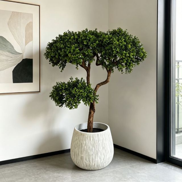  High Simulated Decorative Faux Greenery Boxwood Plants for Modern Interior Decor, High Simulated Decorative Faux Greenery Boxwood Plants for Modern Interior Decor