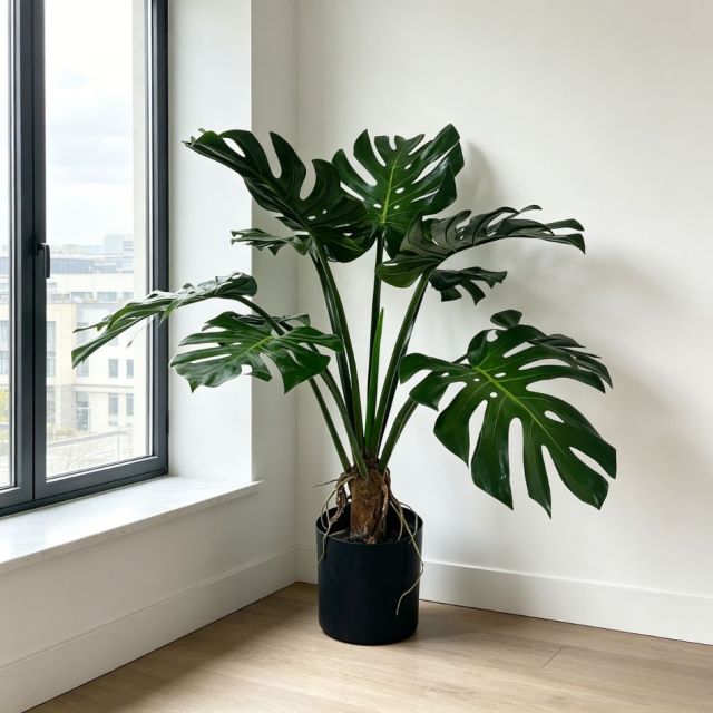 Premium Quality Faux Monstera Plant For Living Room Decor,Premium Quality Faux Monstera Plant For Living Room Decor