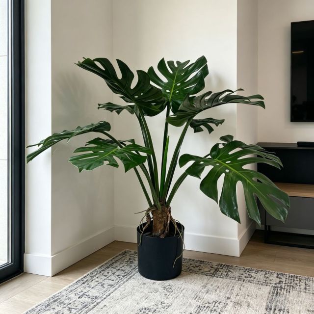 Premium Quality Faux Monstera Plant For Living Room Decor,Premium Quality Faux Monstera Plant For Living Room Decor