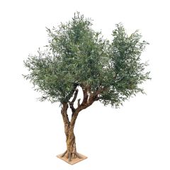 360CM Large Artificial Olive Tree Plant in Pot,Custom Design Large Artificial Olive Potted Indoor Tree Plant for Interior Decor