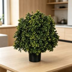 47CM Nearly Natural Artificial Boxwood Potted Plant for Tabletop Decor,47CM Nearly Natural Artificial Boxwood Potted Plant for Tabletop Decor