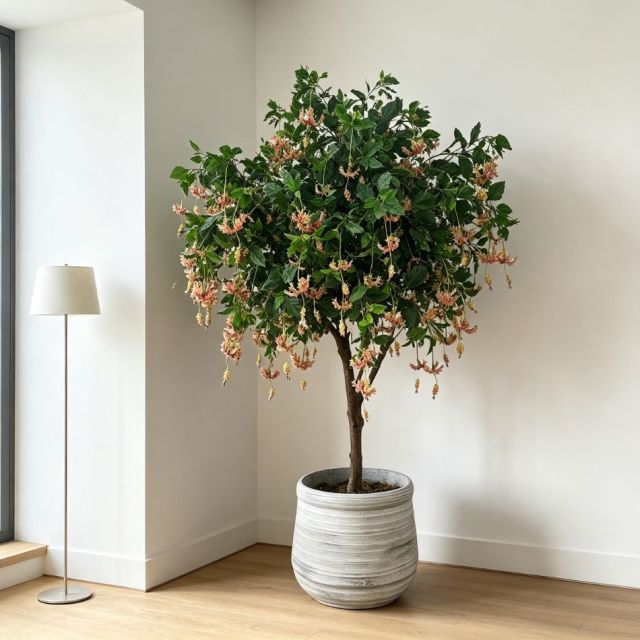 180CM Custom Design Potted Artificial Jasmine Tree for Interior Decor,180CM Custom Design Potted Artificial Jasmine Tree for Interior Decor