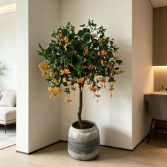 155CM Custom Design Decorative Artificial Wisteria Tree in Pot,155CM Custom Design Decorative Artificial Osmanthus tree in Pot