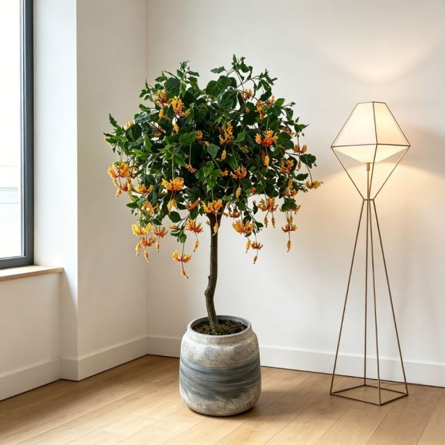 155CM Custom Design Decorative Artificial Wisteria Tree in Pot,155CM Custom Design Decorative Artificial Osmanthus tree in Pot