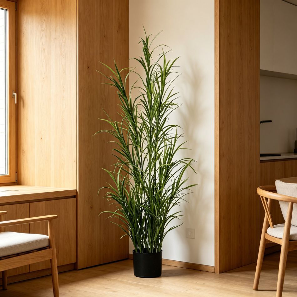 150CM High Simulated Artificial Potted Ornamental Grass for Interior Decor,150CM High Simulated Artificial Potted Ornamental Grass for Interior Decor