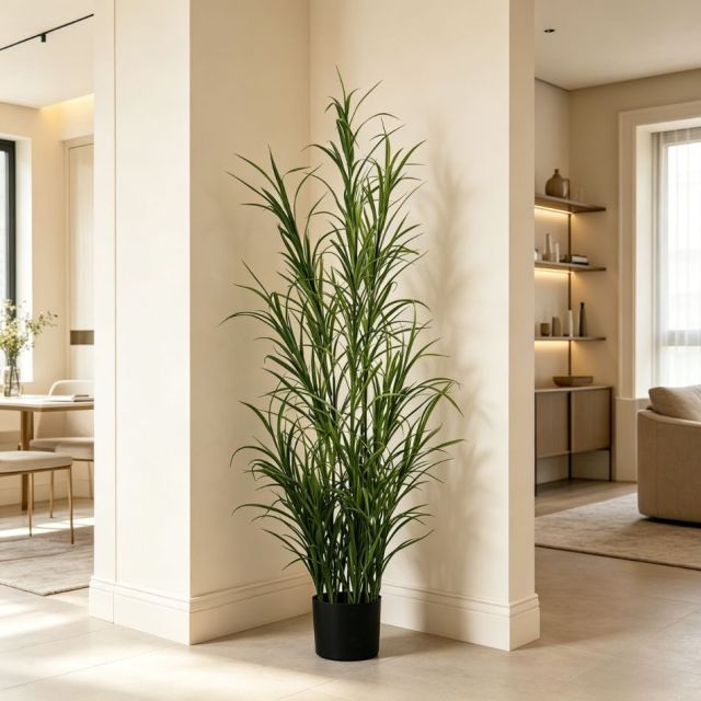 150CM High Simulated Artificial Potted Ornamental Grass for Interior Decor,150CM High Simulated Artificial Potted Ornamental Grass for Interior Decor