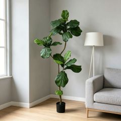 150CM High Simulated Potted Artificial Fiddle Leaf Fig Tree	for Home Decor,150CM High Simulated Potted Artificial Fiddle Leaf Fig Tree	for Home Decor