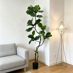 180CM Nearly Natural Artificial Potted Fiddle Leaf Fig Tree for Indoor Decor,180CM Nearly Natural Artificial Potted Fiddle Leaf Fig Tree for Indoor Decor
