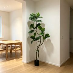 180CM Nearly Natural Artificial Potted Fiddle Leaf Fig Tree for Indoor Decor,180CM Nearly Natural Artificial Potted Fiddle Leaf Fig Tree for Indoor Decor