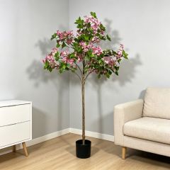 150CM Nearly Natural Artificial Bougainvillea Flower Tree Potted Plant for interior Decor,150CM Nearly Natural Artificial Bougainvillea Tree Potted Plant for interior Decor