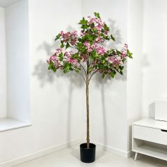 150CM Nearly Natural Artificial Bougainvillea Flower Tree Potted Plant for interior Decor,150CM Nearly Natural Artificial Bougainvillea Tree Potted Plant for interior Decor