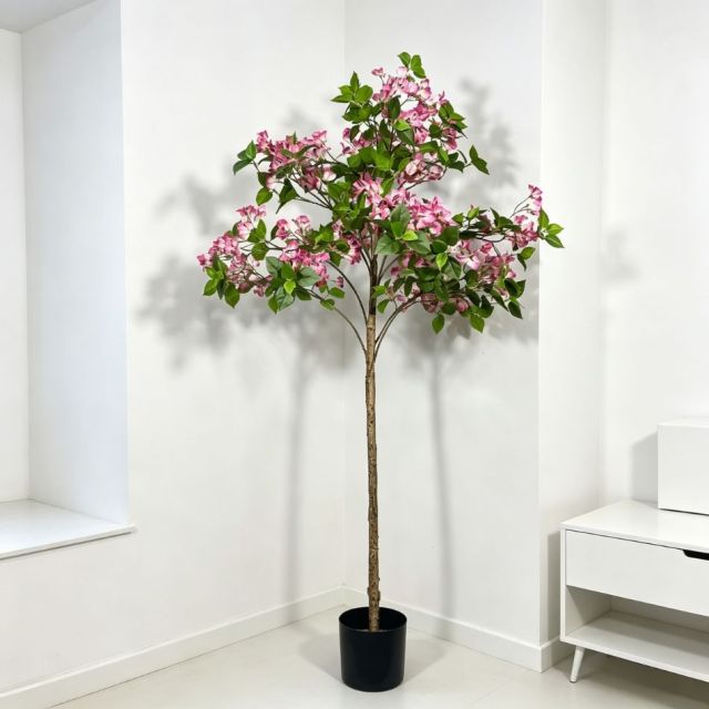 150CM Nearly Natural Artificial Bougainvillea Flower Tree Potted Plant for interior Decor,150CM Nearly Natural Artificial Bougainvillea Tree Potted Plant for interior Decor