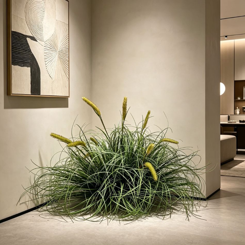 Interior Landscape Decor Artificial Grass Stack for Interior Design,Interior Landscape Decor Artificial Grass Stack for Interior Design