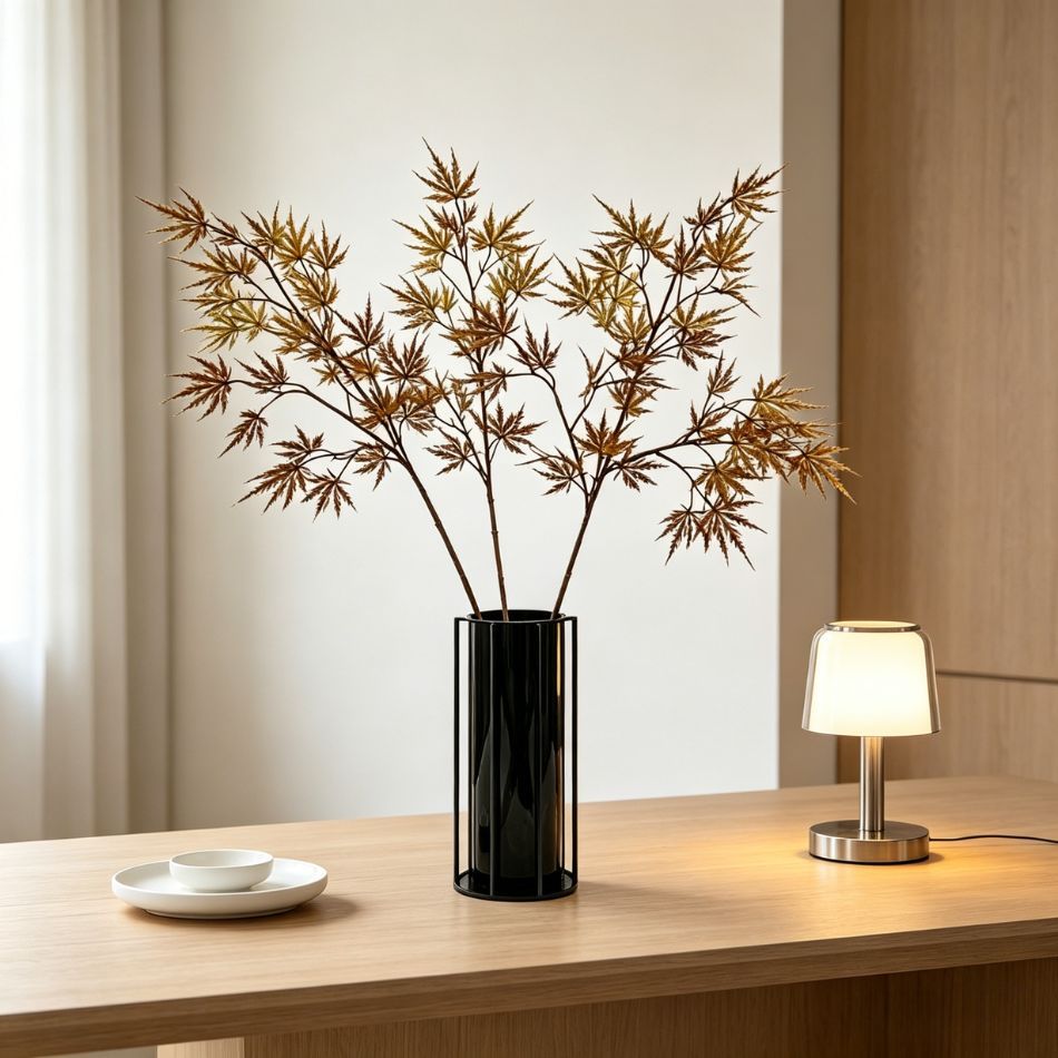 Nearly Natural Artificial maple leaf branch for Interior Decor,Nearly Natural Artificial maple leaf branch for Interior Decor