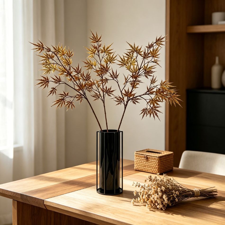 Nearly Natural Artificial maple leaf branch for Interior Decor,Nearly Natural Artificial maple leaf branch for Interior Decor