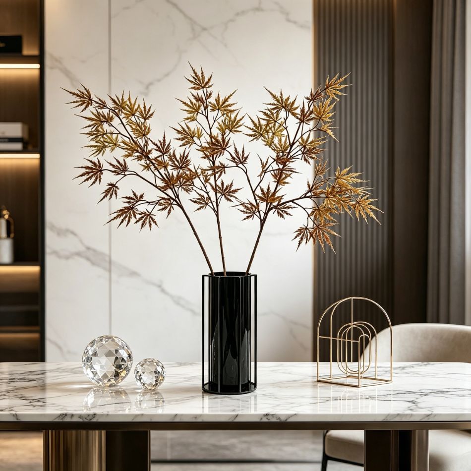 Nearly Natural Artificial maple leaf branch for Interior Decor,Nearly Natural Artificial maple leaf branch for Interior Decor