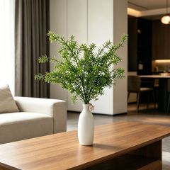  Highly Realistic Faux Asparagus Fake Plants Greenery Stems for Vase Bouquets Home Office Wedding Greenery Decor,Highly Realistic Faux Asparagus Fake Plants Greenery Stems for Vase Bouquets Home Office Wedding Greenery Decor