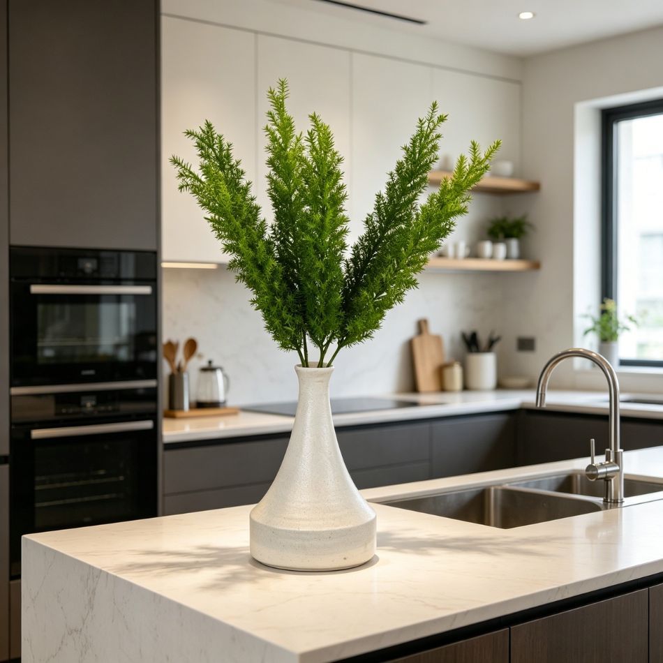 Foxtail Fern Artificial Greenery Stems,Fake Radix Asparagi Plants for Table Vase Filler Farmhouse Indoor Outdoor Home Decoration,Foxtail Fern Artificial Greenery Stems,Fake Radix Asparagi Plants for Table Vase Filler Farmhouse Indoor Outdoor Home Decoration