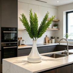 Foxtail Fern Artificial Greenery Stems,Fake Radix Asparagi Plants for Table Vase Filler Farmhouse Indoor Outdoor Home Decoration,Foxtail Fern Artificial Greenery Stems,Fake Radix Asparagi Plants for Table Vase Filler Farmhouse Indoor Outdoor Home Decoration
