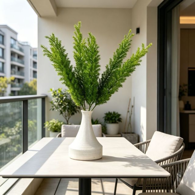 Foxtail Fern Artificial Greenery Stems,Fake Radix Asparagi Plants for Table Vase Filler Farmhouse Indoor Outdoor Home Decoration,Foxtail Fern Artificial Greenery Stems,Fake Radix Asparagi Plants for Table Vase Filler Farmhouse Indoor Outdoor Home Decoration