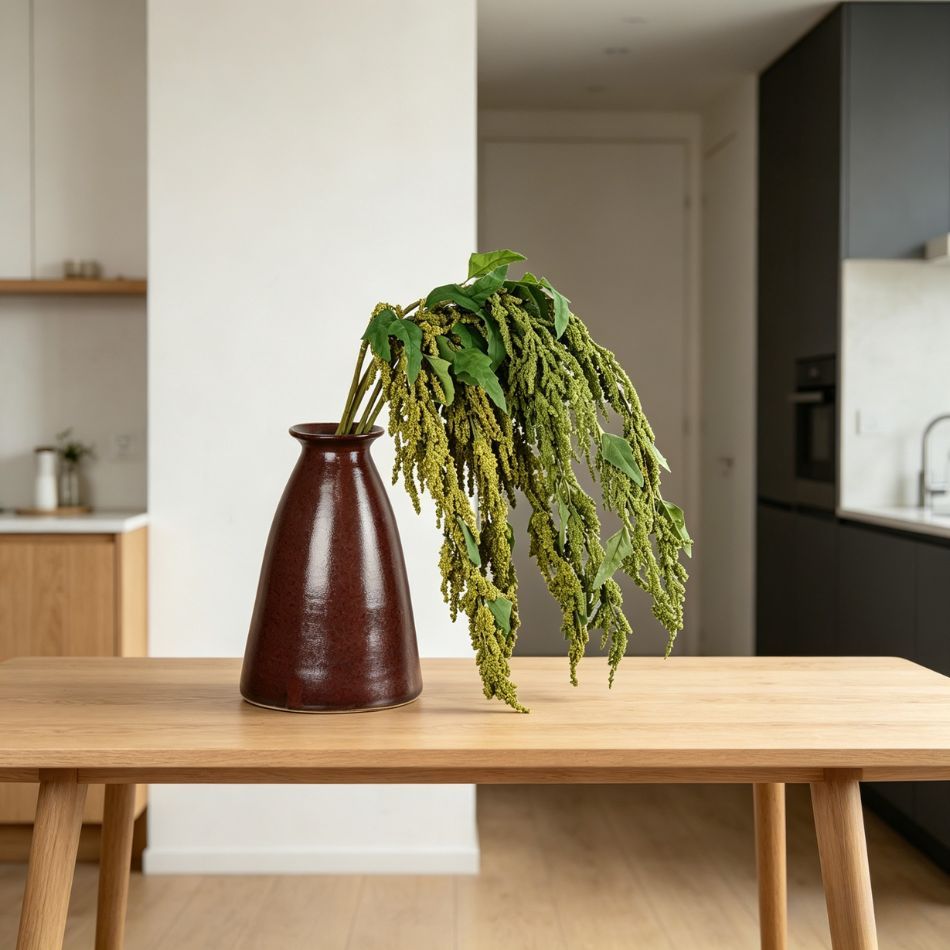 Highly Realistic Artificial Green Amaranthus Caudatus Stem for Interior Decor,Highly Realistic Artificial Green Amaranthus Caudatus Stem for Interior Decor