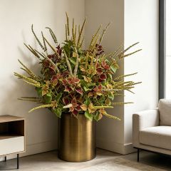 High Quality Artificial Coleus Floral Arrangement Potted Plant for Indoor Decor,High Quality Artificial Coleus Floral Arrangement Potted Plant for Indoor Decor