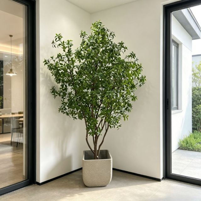 260CM Custom Design Artificial Pieris Japonica Floor Tree for Interior Decor,Custom Design Artificial Pieris Japonica Floor Tree for Interior Decor