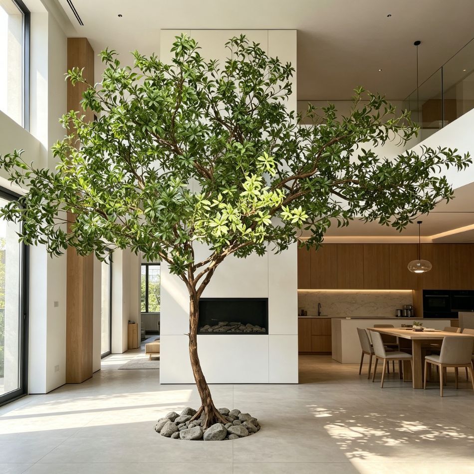 270CM Custom Design Artificial Pieris japonica tree for Interior Decor,270CM Custom Design Artificial Pieris japonica tree for Interior Decor